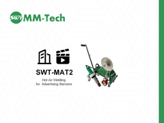 آلة لحام الهواء الساخن MM-Tech SWT-MAT2 لتراكب ولحام المواد السميكة