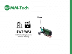 MM-Tech SWT-WP2 حاوية الهواء الساخن ・80-100mm لحام الخيط العريض・PVC TPO SBS مشروع العزل المائي