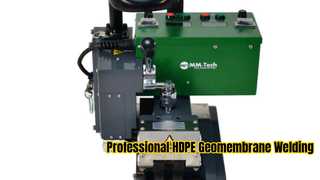 ماكينة لحام الأغشية الأرضية MM-Tech لحام HDPE عالي السرعة