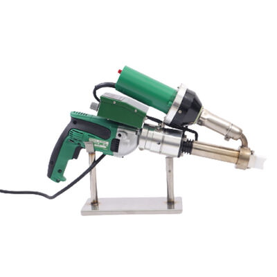 3400W Plastic Extrusion Welder with Dual Heating System and 360° Rotating Welding Head for PP PE Pipe Repair