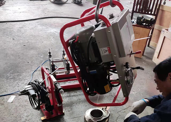 32-160mm Hdpe الأنابيب بعقب الانصهار آلة لحام للبلدية
