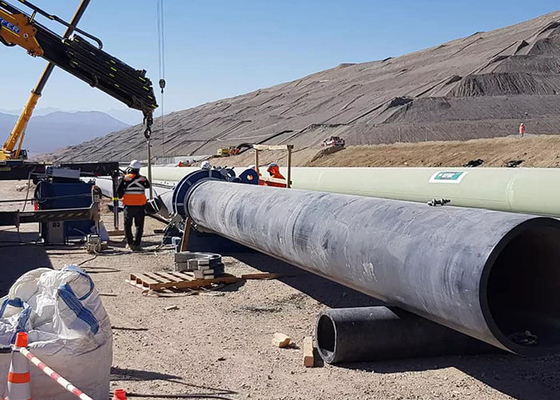 البحرية 280-500mm Hdpe مواسير الانصهار آلة عالية الأداء