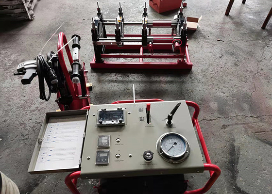 32-160mm Hdpe الأنابيب بعقب الانصهار آلة لحام 220 فولت