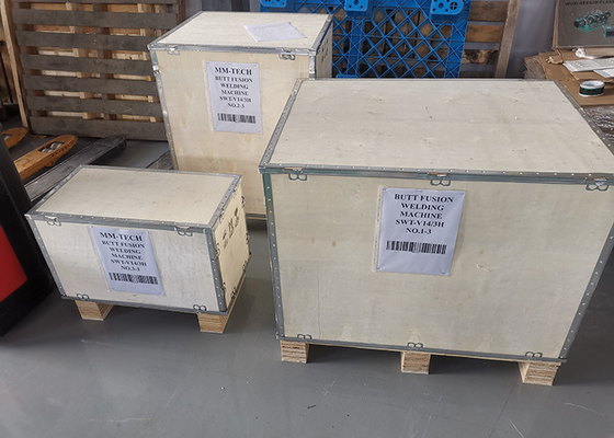 90 مم - 250 مم Hdpe الأنابيب بعقب الانصهار آلة لحام 4.25kw