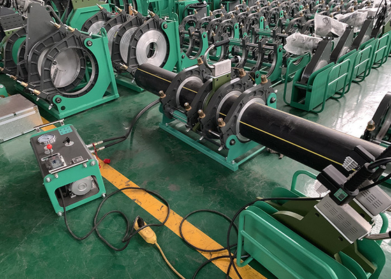 355mm الأنابيب Hdpe بعقب الانصهار آلة لحام 6.25kw