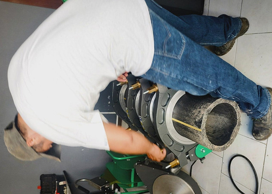3 '' - 14 '' Hdpe Tube الهيدروليكية آلة لحام الانصهار بعقب 220 فولت