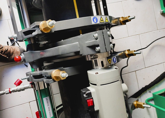 3 '' - 14 '' Hdpe Tube الهيدروليكية آلة لحام الانصهار بعقب 220 فولت