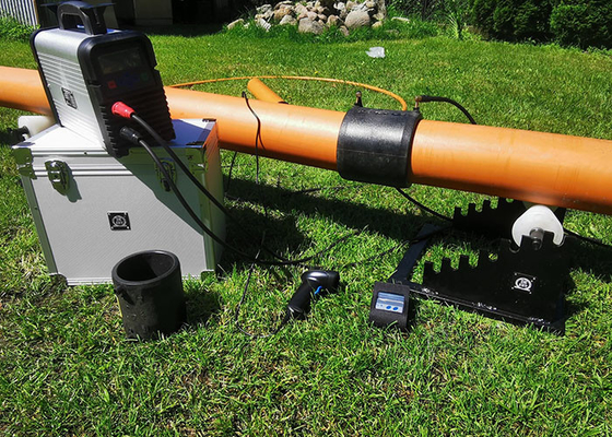 أنبوب بلاستيكي 20mm-200mm آلة لحام الصهر الكهربائي عمر طويل