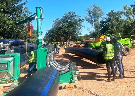 أجهزة لحام الاندماج الفعالة لـ 1000 ملم HDPE لإنتاج المياه للري