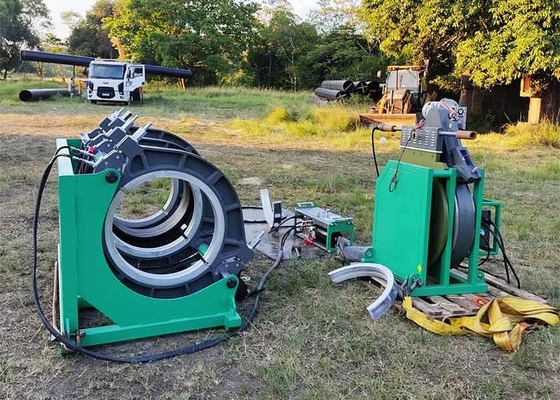 120 بار أنابيب التدفئة Hdpe معدات لحام للأعمال المدنية