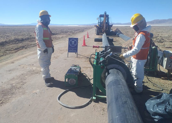 ISO12176 CE مصفح الاندماج الأدنى للأنابيب HDPE للضخ الحراري الأرضي