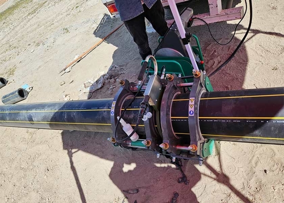 آلة لحام الأنابيب بالاندماج التناكبي لأنابيب البولي إيثيلين عالي الكثافة (HDPE) لأنابيب الري