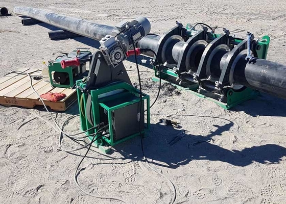 آلة لحام الأنابيب بالاندماج التناكبي لأنابيب البولي إيثيلين عالي الكثافة (HDPE) لأنابيب الري
