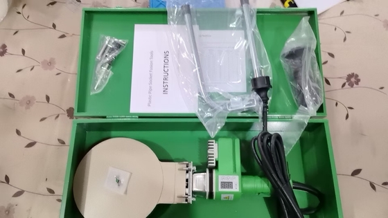 آلة لحام PPR ZRJQ-160 مع شاشة رقمية 75-160 مم لأنابيب PPR PE PB
