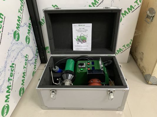 آلة لحام القماش المشمع PVC بالهواء الساخن SWT-UME HDPE لافتة