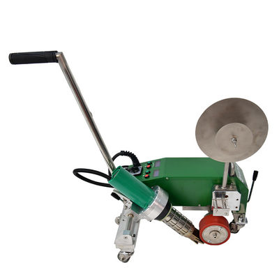 آلة لحام الشريط SWT-MAT2 آلة لحام لافتات الهواء الساخن مع أضلاع تقوية