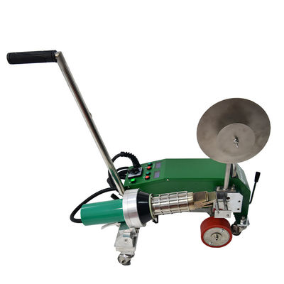 آلة لحام الشريط SWT-MAT2 آلة لحام لافتات الهواء الساخن مع أضلاع تقوية