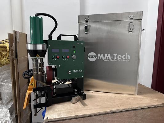 3600 واط لحام القماش المشمع بالهواء الساخن SWT-PAU نوع الطاولة لحام لافتة PVC لحام الحافة