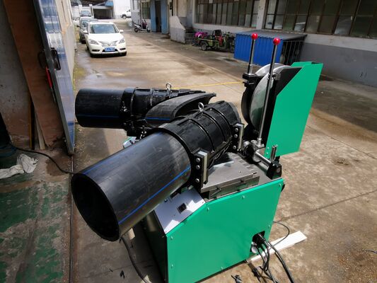 آلة لحام صهر لتصنيع وتركيب وصلات HDPE PP من نوع الكوع، التيه، الصليب، والواي، بقطر 90-315 مم