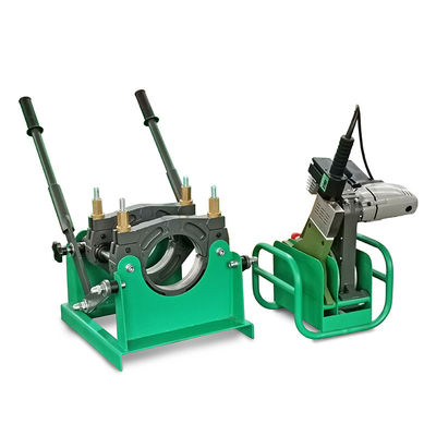 آلة لحام الأنبوب اليدوي HDPE العرض الرقمي الحرارة اليدوية آلة لحام التفاعل المؤخرة للأنابيب PE 40mm-110mm