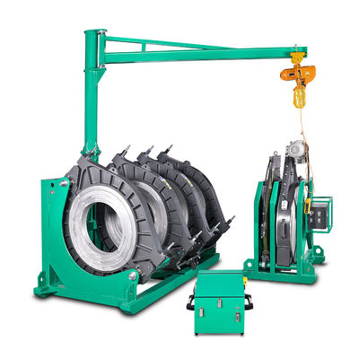 أربعة حلقة السيارات HDPE الأنابيب بعقب ماكينة لحام الانصهار 630mm-1200mm