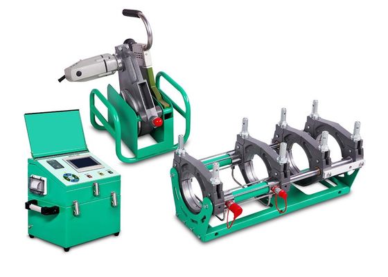 SWT-V160 / 50H السيارات Hdpe الأنابيب بعقب الانصهار آلة لحام ل 50mm-160mm