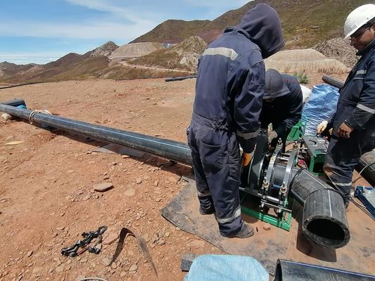 أنبوب بلاستيكي كبير الحجم PE 3.41cbm آلة لحام بالصهر