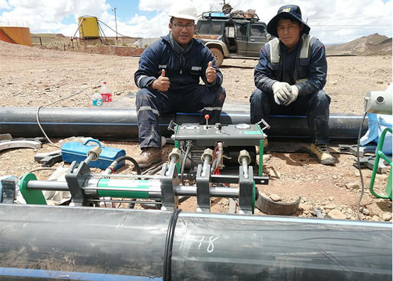380V PE 10.3kw Hdpe الأنابيب آلة لحام الانصهار بعقب