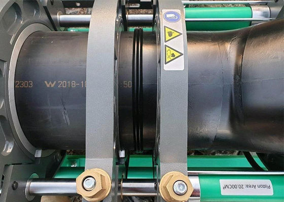 PE Pp Hdpe أنابيب بلاستيكية 40 مم دليل آلة لحام الانصهار بعقب