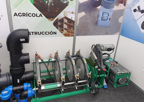 160mm دليل بعقب الانصهار لحام Hdpe معدات الأنابيب