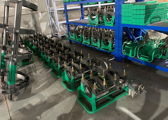 40-110mm الألومنيوم Hdpe الأنابيب دليل بات الانصهار آلة لحام