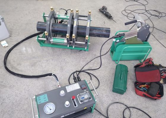 (ب) حقل أنابيب حارّ مشترك شفة بعقب صهر لحام 2.3kw