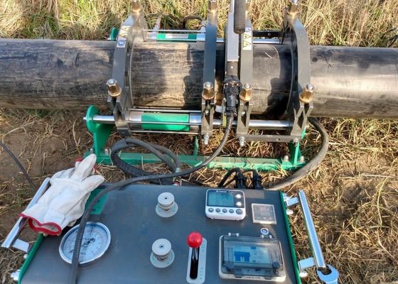 110 مللي متر Hdpe بولي بعقب الانصهار بي آلة لحام الأنابيب