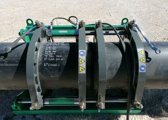 آلة لحام انصهار حراري مشتركة ساخنة في نظام أنابيب غاز Hdpe Pe
