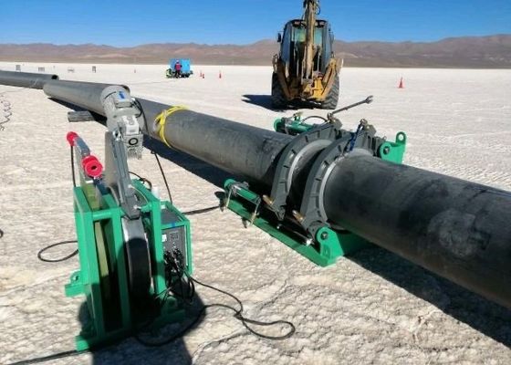 آلة لحام انصهار حراري مشتركة ساخنة في نظام أنابيب غاز Hdpe Pe