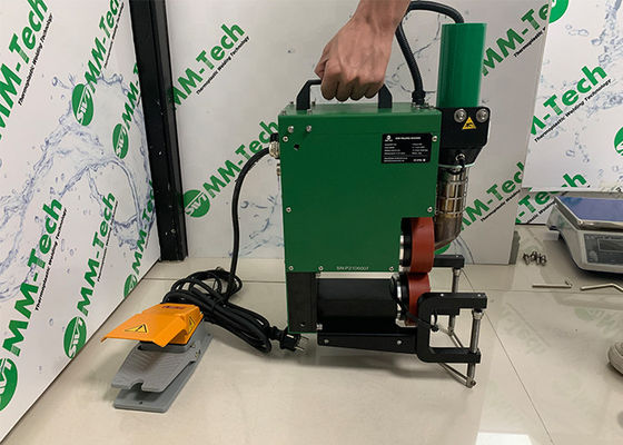 3.6kw الجدول القماش المشمع الهواء الساخن آلة لحام البلاستيك لحام تنحنح