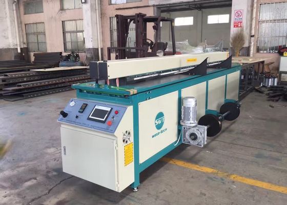 6000mm HDPE بعقب الانصهار ماكينة لحام صفائح بلاستيكية تعمل باللمس