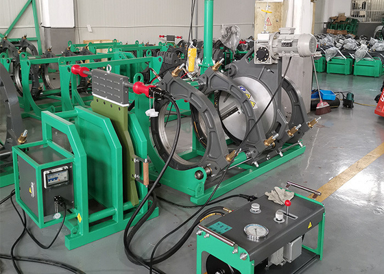 Hdpe الهيدروليكية بعقب الانصهار آلة أوتوماتيكية لخط الأنابيب