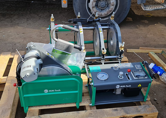 90-315mm Hdpe الأنابيب آلة لحام بالحرارة