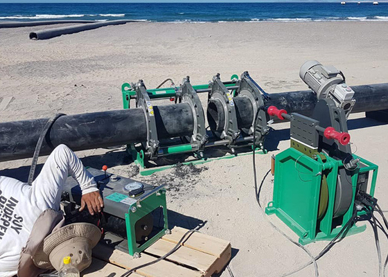 90-250mm الهيدروليكية بعقب ماكينة لحام بالصهر USB