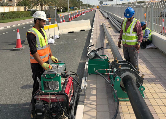 بعقب الانصهار 63mm Hdpe الهيدروليكية آلة لحام / المعدات
