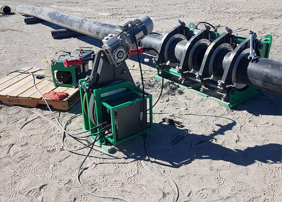 450mm Hdpe الهيدروليكية بعقب الانصهار آلة لحام الأنابيب التوصيل Ce