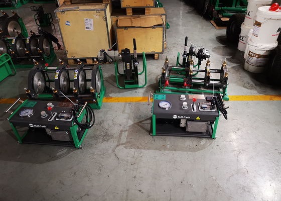 بعقب الانصهار 63mm Hdpe الهيدروليكية آلة لحام / المعدات