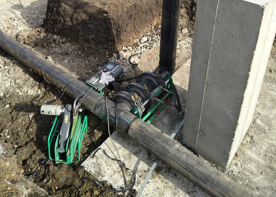 بعقب الانصهار 63mm Hdpe الهيدروليكية آلة لحام / المعدات