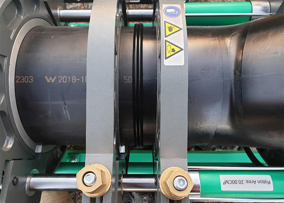120 بار أنابيب التدفئة Hdpe معدات لحام للأعمال المدنية