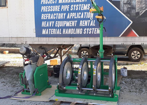 315mm Hdpe الأنابيب الوصل الهيدروليكية بعقب الانصهار آلة لحام منخفضة الضوضاء